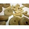 50 Wood Toy Wheels size 1-1/4 Inch Diameter AND 50