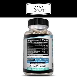 Kaya Naturals Sea Moss - Mobility Supplement for Men and Women - with Burdock Root, Irish Moss, Bladderwrack, and BioPerine - for Mobility Health and Immune Boost, 60 Count