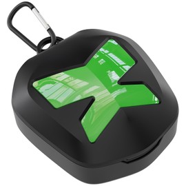 ARGOMAX Sports Mouth Guards Case, Compatible with Various Brands of Mouth Guards(Not Lip Guard), Universal Storage Case for Adult & Youth Sizes, Black+Green.