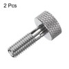 QUARKZMAN Pack of 2 Spring Plunger with Knurled Handle M6