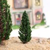 WINOMO 10pcs Model Trees Scenery Landscape Park Street Diorama Scenery