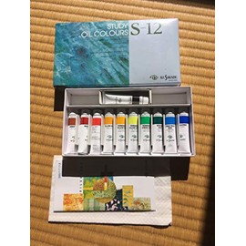 Kusakabe Oil Paints, Study Works, Oil Paint Set, 11 Color Set, S-12, 0ml