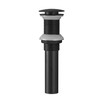 BWE Black Vessel Sink Drain Fits Standard Bathroom Sink Hole