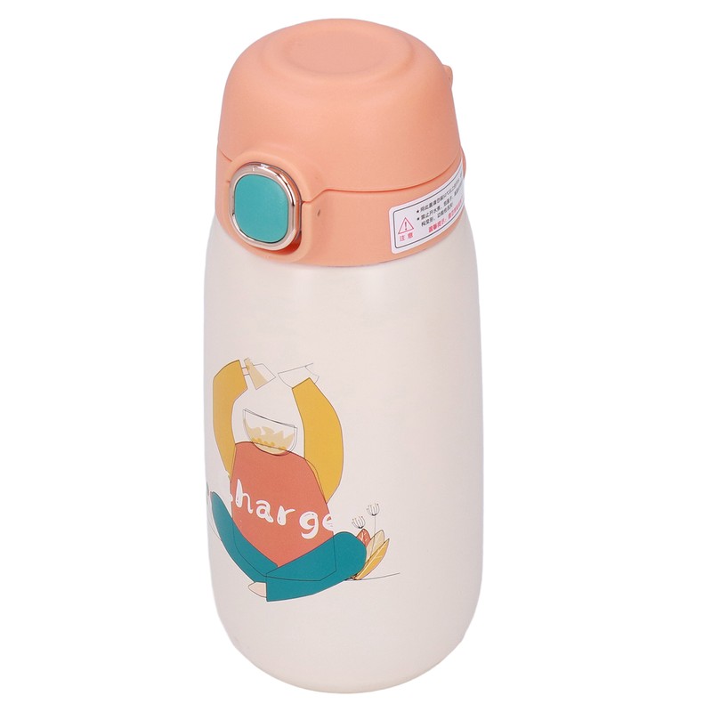 Stainless Steel Water Bottle Children Travel Portable Cute Cartoon Pattern