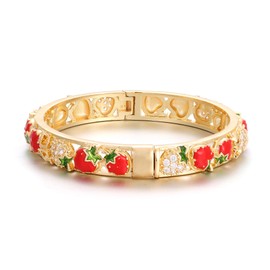 Ethlyn Gold Plated Bangle Kids Openable Bangles Birthday Christmas Gifts (MY1616)