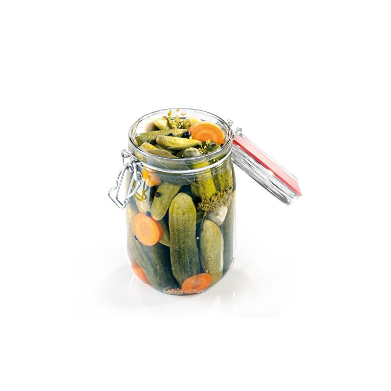 Tescoma Preserving Jar with Flip-Top Closure 1000 Ml Della Casa,