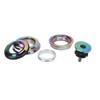LeBycle Mountain Bike Headset Road Bicycle Double Bearing Headset 28.6x44‑50.6x30mm