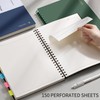EMSHOI A4 Notebook Lined 300 Perforated Pages/150 Tear Sheets, Wirebound