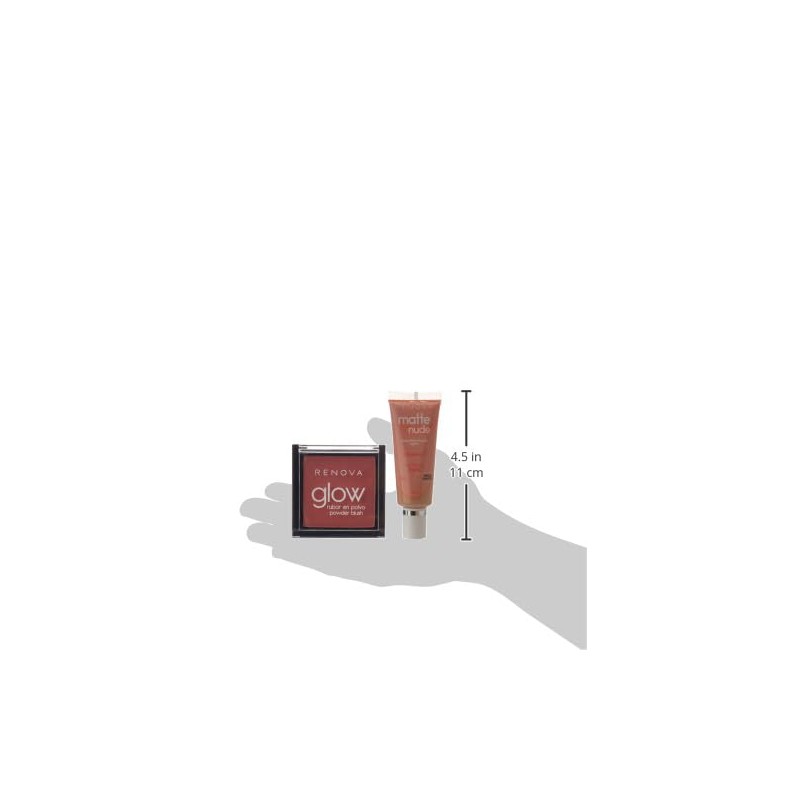Renova | Kit Rubor Rosa & Maq Glow H2O Natural