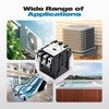 AC Contactor, Malictele 3 Pole 40 Amp Contactor 24v Coil