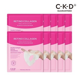 CKD Retino Collagen Low Molecule 300 Elasticity Mask 10 / CKD 레티노콜라겐 저분자 300 탄력광채 마스크 10매