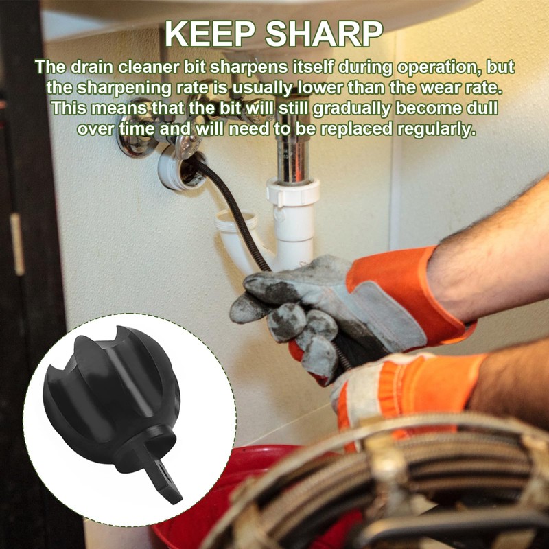 Aulpq Drain Cleaner Cutter Heads 2CG 2" Clog Chopper Multi