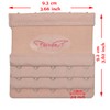 DoHope Elastic Bra Extender Strap 5 Hook 3 Row 3/4"