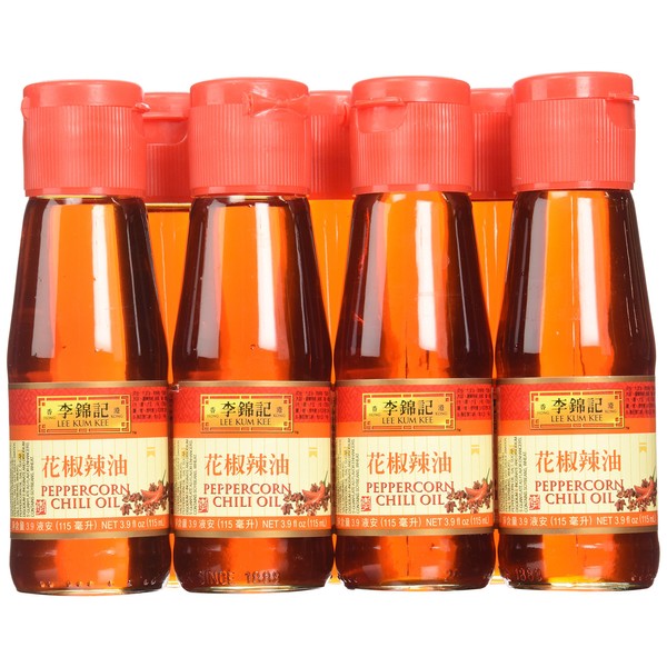 Lee Kum Kee Peppercorn Chili Oil, 3.9 Ounce (Pack of 12)