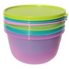 Tupperware Deluxe Modular Nesting Bowls Medium Set of 3