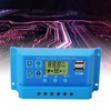 Solar Charge Controller PWM LCD Display Parameter Adjustable 2 USB