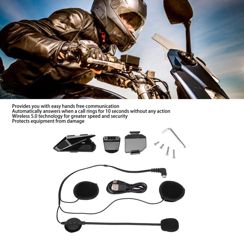 YZ06 Motorcycle Helmet Bluetooth Headset Professional Automatic Answering Stereo Bluetooth