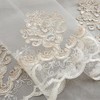 Amidoudou 1 Pair Luxury European Curtains with Valance for Living