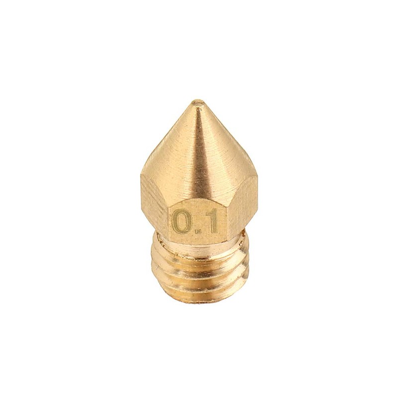 ExcLent 5pcs 1.75 mm/0.1 mm Copper Mk8 Thread Extruder Nozzle