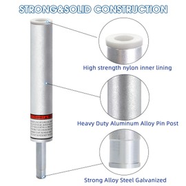 3/4" Boat Seat Pin Post Boat Seat Pedestal Base Post for Mounting,3/4 inch Marine Grade Aluminum Lock-in Pedestal Extension Pin Pole for Pontoon Fishing Bass,Non-Threaded