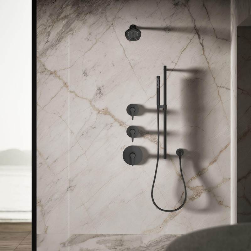 Kohler 27050-BL Occasion® Single-function showerhead, 2.5 gpm, Matte Black