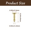 BokWin 200 Pcs Tiny Brad Nails Brass String Art Nails