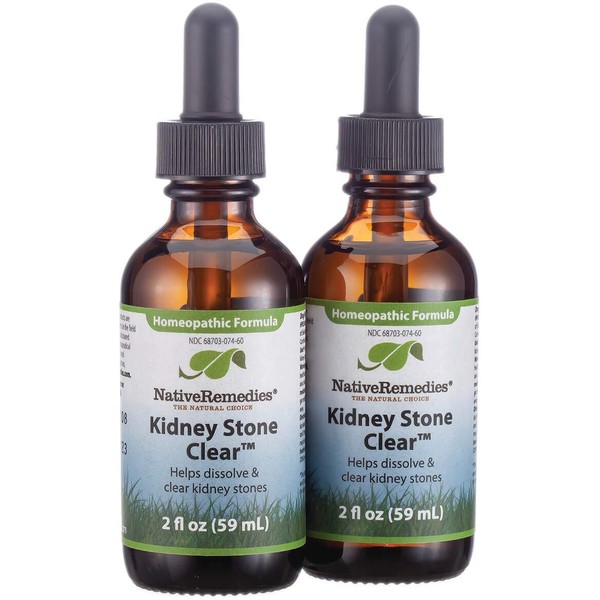 Native Remedies Kidney Stone Clear - Helps Dissolve and Clear