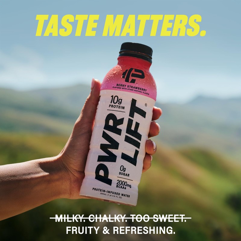 Whey Protein Water Sports Drink by PWR LIFT | Lemon