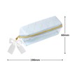 Kamiojapan 225381 Pencil Case, Turn-Open Pen Case, Quilted Pearl
