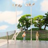 Evemodel LSL05 5pcs Model Railway Playground Lamps Garden Street Lights