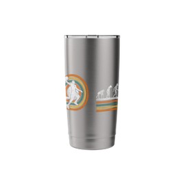 Retro Basketball Player Evolution - Basketball Sports Lover Stainless Steel Insulated Tumbler