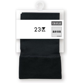 Atsugi FRS881 Women's Socks, 23 wards, Far Infrared Deodorizing Effect, Warm and Warm Ankle Length, 80 Denier, Black