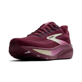 Brooks Women’s Ghost 17 Neutral Running Shoe - Burgundy/Pink/Green - 9 Medium