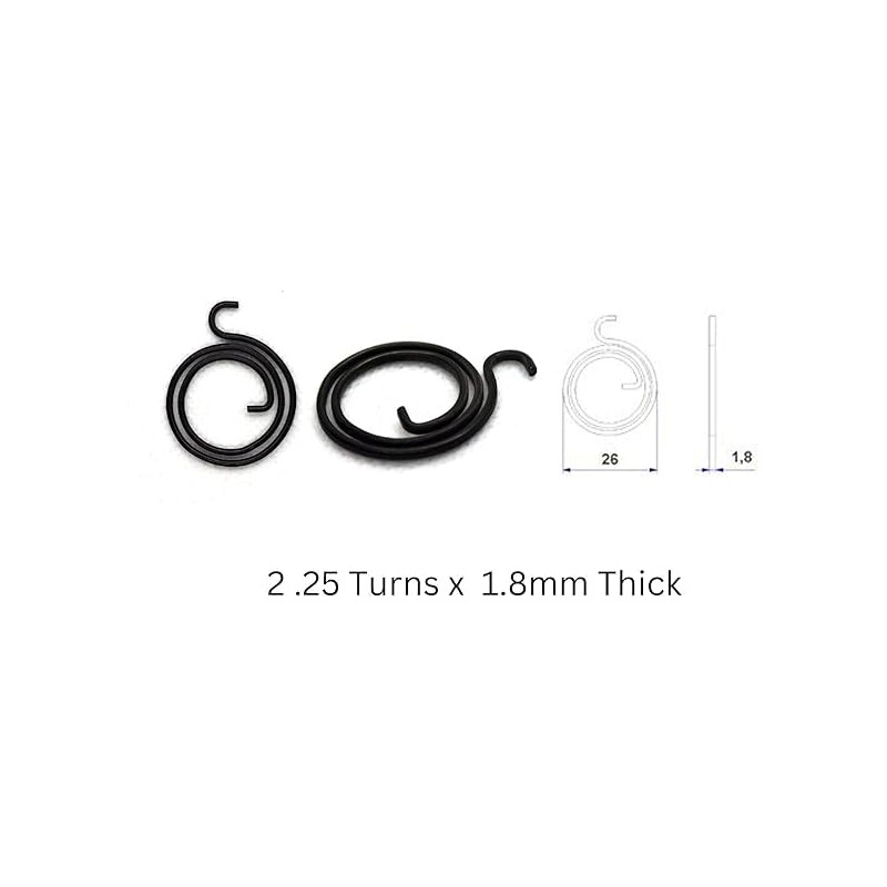 Door Handle Repair Kit Includes 10 Springs and 10 Circlips