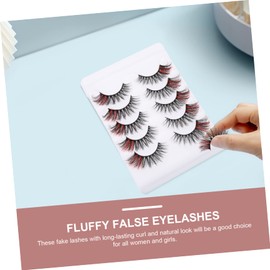 Baluue 4sets False Lashes Natural Look Party Makeup Extensions Eyelash Extensions Kit 5pairs*4