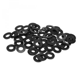 sourcing map Rubber Flat Washers 20mm OD 10mm ID 2.2mm Thickness for Faucet Pipe Water Hose, Pack of 50