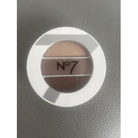 No7 Trio Eyeshadow Palette, Warm Suede, 2.6g