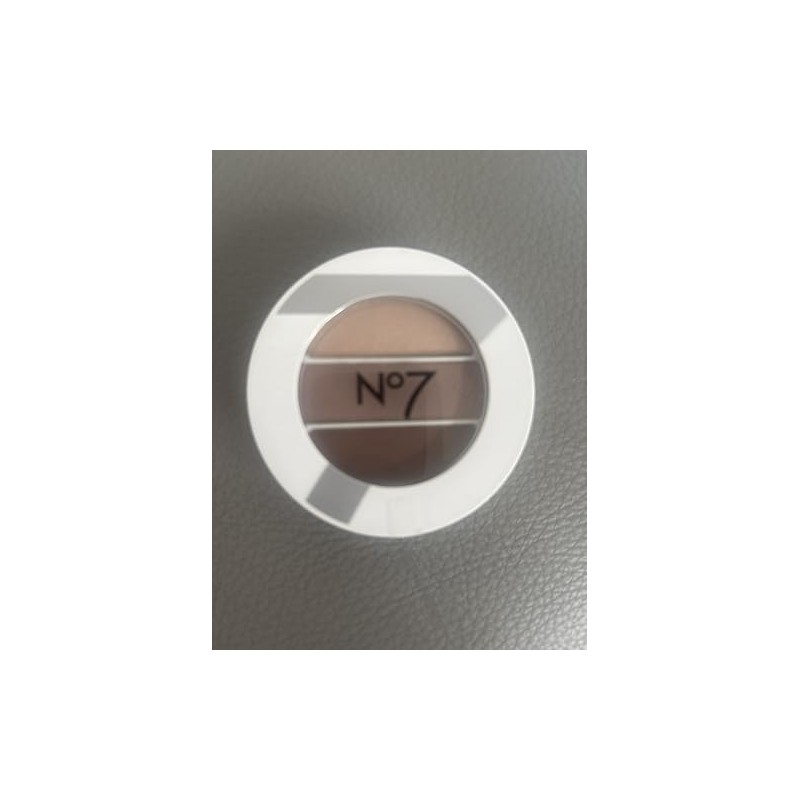 No7 Trio Eyeshadow Palette, Warm Suede, 2.6g