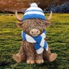 Lesser & Pavey Highland Cow Figurine with Scarf & Hat