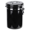 Stainless Steel Sealed Canister Coffee Bean Flour Sugar Container Holder