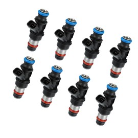 PARSKILO 8pcs 25317628 Fuel Injector Replacement for Chevy Silverado for GMC Sierra 1500 2500 3500 for GMC Yukon XL for Chevy Tahoe Suburban 4.8L/5.3L/6.0L 2001-2006 Benefit