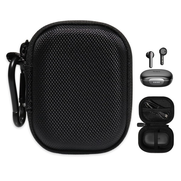 Alltravel True Wireless Earbuds Case Compatible with Tribit FlyBuds C2,