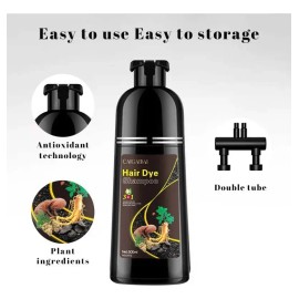 Shampoo Tinte Cubre Canas 500ml Jengibre,cafe Castaño Oscuro