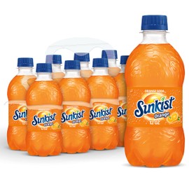 Sunkist Orange Soda, 12 fl oz bottles, 8 pack