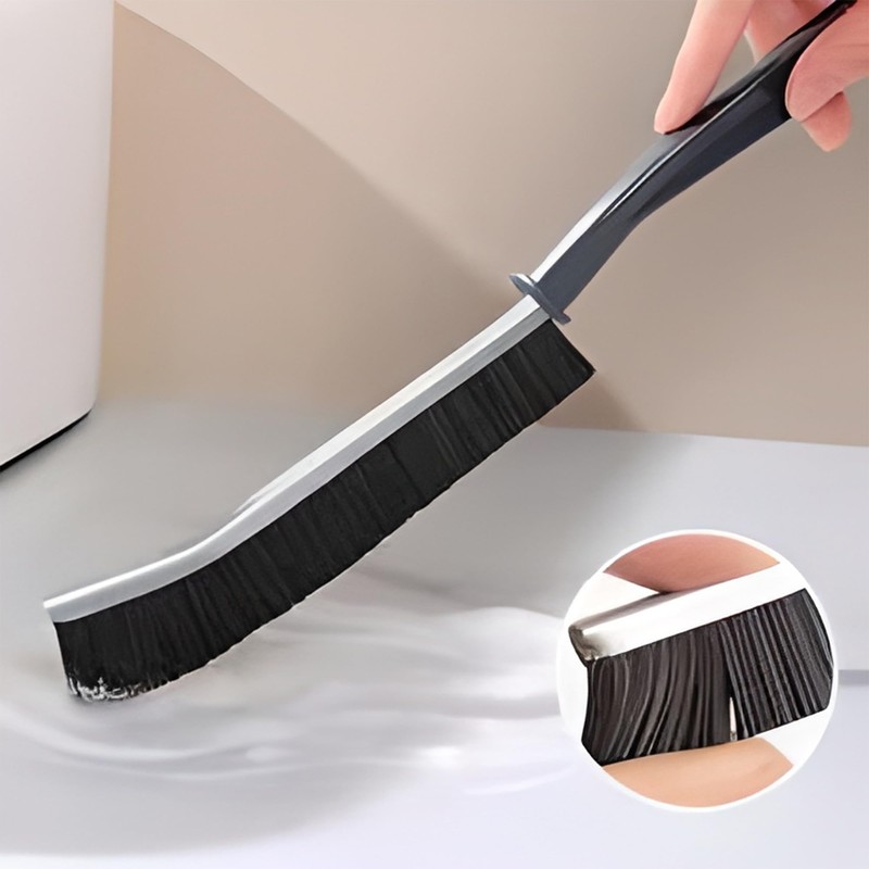 Techson 5 Pack Hard Bristle Crevice Cleaning Brushes with Long