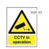 SIGNSLAB SR11221 GN00751R Warning Sign "CCTV In Operation", A5, PVC