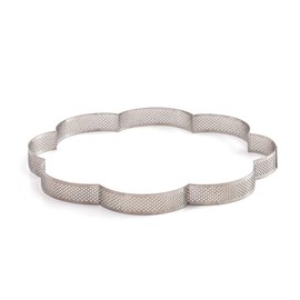 DECORA 0064082 FORMA MICROFORATA FIORE 24 X 24 X 3,5 H CM ACCIAIO INOX