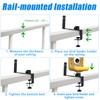 Metal Mount for Bird Buddy Smart Feeder, Wall and Railing