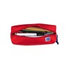 Oxford Girls Boys Rectangle Large Durable Pencil Case Red