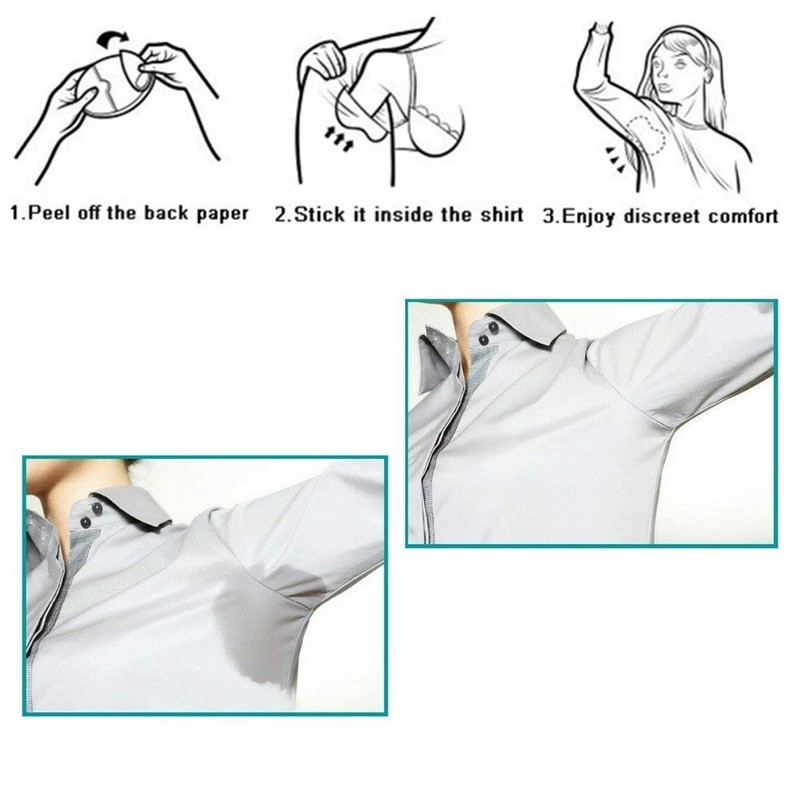 Pack of 100 Underarm Pads, Underarm Sweat Pads, Stillcool Underarm